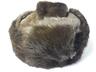 Шапка-ушанка зимняя замша-нутрия: верх из замши натуральной коричневой, мех – нутрия, на тесемках, размер – около 57-58